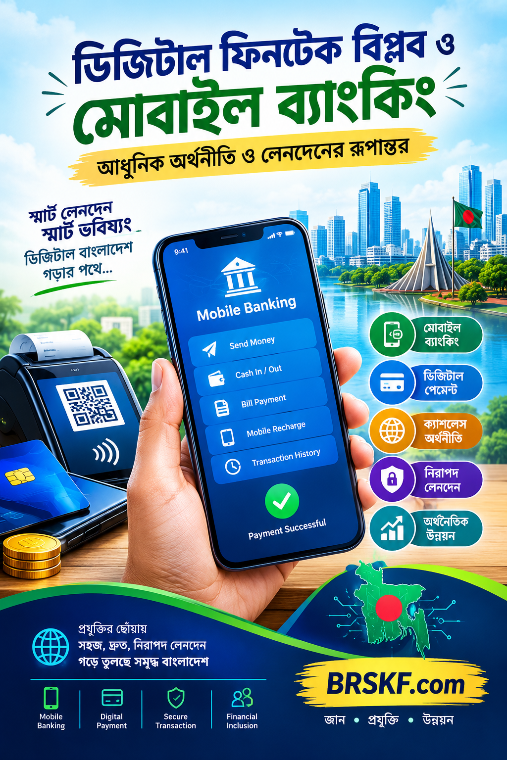 ডিজিটাল ফিনটেক বিপ্লব ও মোবাইল ব্যাংকিং: আধুনিক অর্থনীতি ও লেনদেনের রূপান্তর